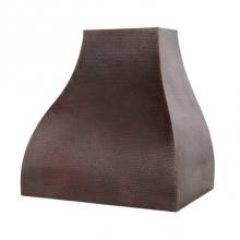 Premier Copper Products HV-CAMPANA36-C2036BPSB - 36'' Hammered Copper Wall Mounted Campana Range Hood