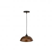 Premier Copper Products L100DB - Hand Hammered Copper 10.5'' Dome Pendant Light