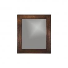 Premier Copper Products MFREC3631 - 36'' Hand Hammered Rectangle Copper Mirror