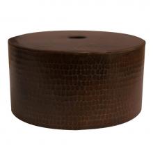 Premier Copper Products SH-L900DB - Hand Hammered Copper 8'' Round Cylinder Pendant Light Shade