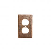 Premier Copper Products SO2 - Copper Switchplate Single Duplex, 2 Hole Outlet Cover