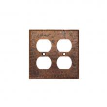 Premier Copper Products SO4 - Copper Switchplate Double Duplex, 4 Hole Outlet Cover