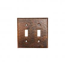 Premier Copper Products ST2 - Copper Switchplate Double Toggle Switch Cover