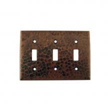 Premier Copper Products ST3 - Copper Switchplate Triple Toggle Switch Cover