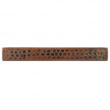 Premier Copper Products T18DBH_PKG4 - 1'' x 8'' Hammered Copper Tile - Quantity 4