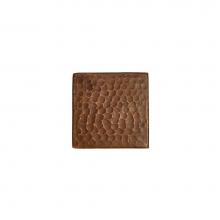 Premier Copper Products T3DBH - 3'' x 3'' Hammered Copper Tile