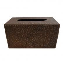 Premier Copper Products TBCLDB - Large Hand Hammered Copper Tissue Box Cover