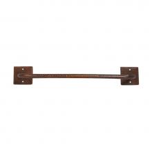 Premier Copper Products TR18DB - 18'' Hand Hammered Copper Towel Bar