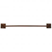 Premier Copper Products TR30DB - 30'' Hand Hammered Copper Towel Bar