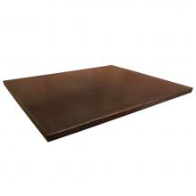 Premier Copper Products TTREC3024DB - 30'' x 24'' Rectangle Hammered Copper Table Top