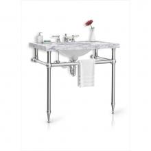 Palmer Industries LS2T - Tapered Foot Vanity Console - 2 Leg Configuration