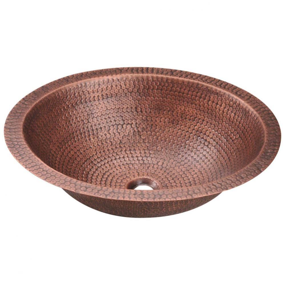 Single Bowl Oval Copper