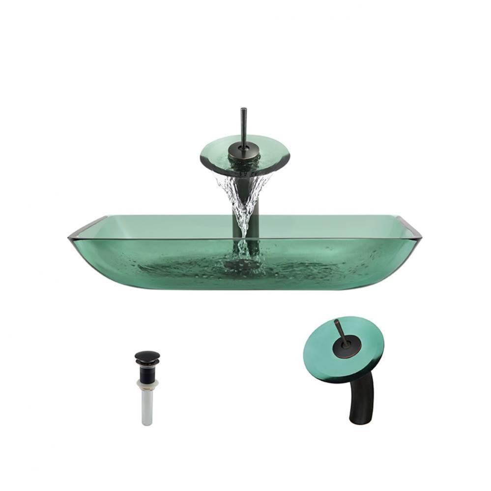 P046 Emerald-ABR Bathroom Waterfall Faucet