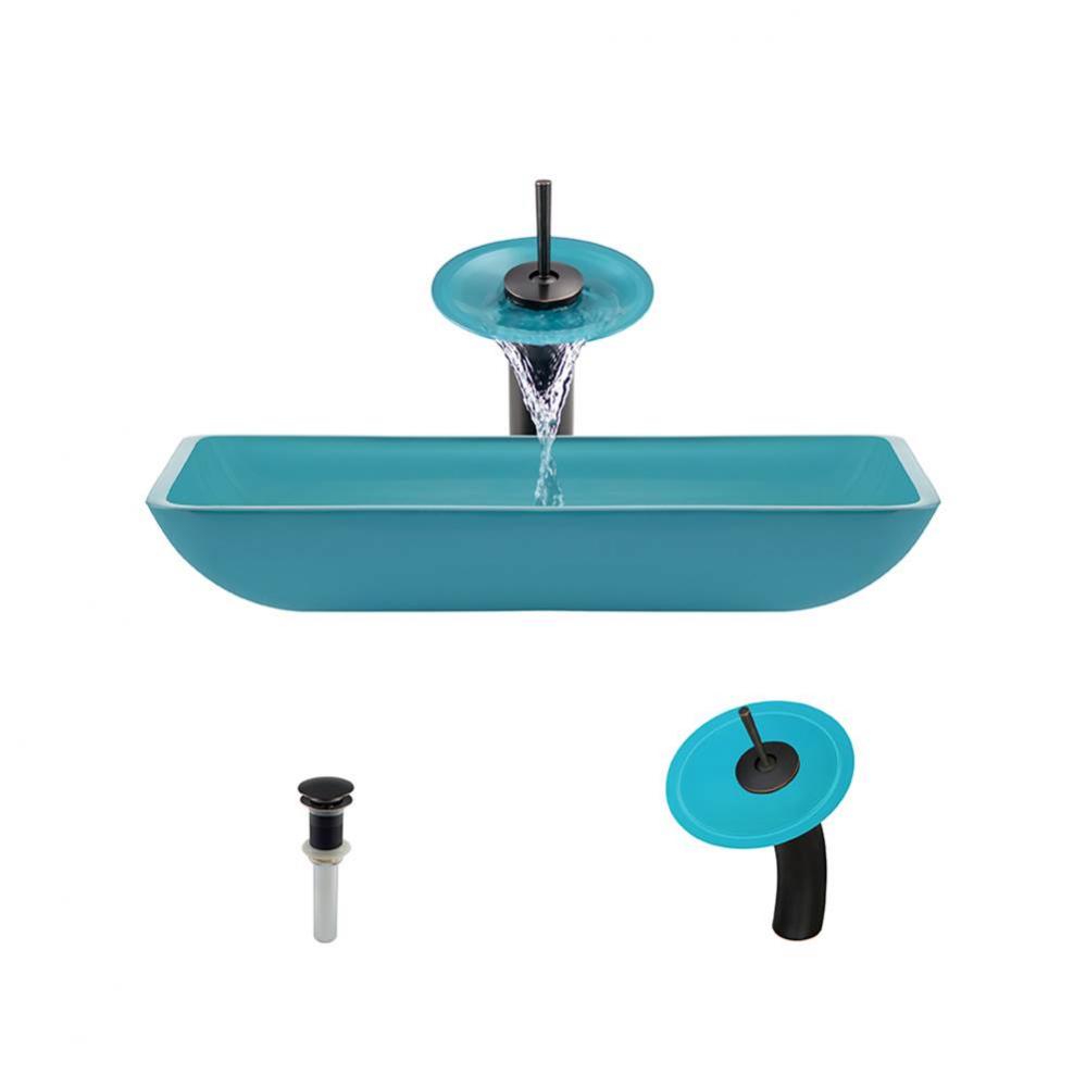 P046 Turquoise-ABR Bathroom Waterfall Faucet