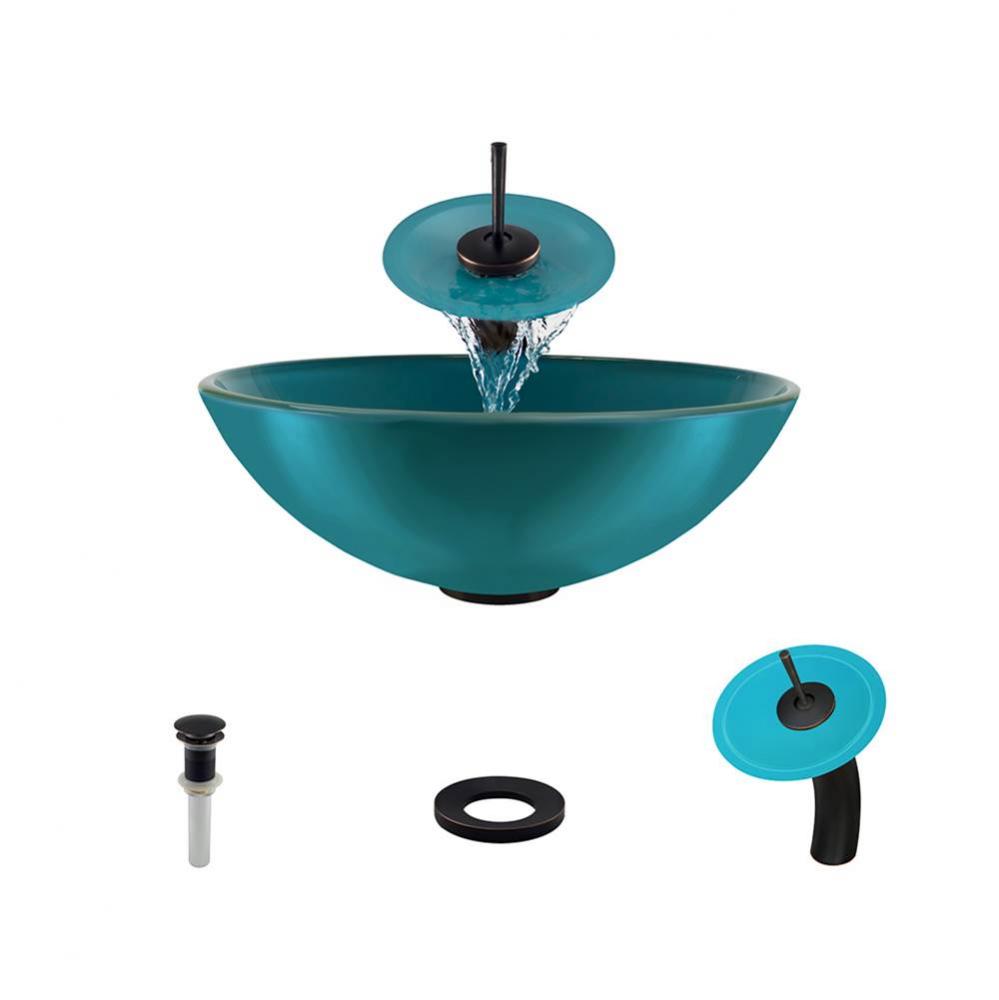 P106 Turquoise-ABR Bathroom Waterfall Faucet