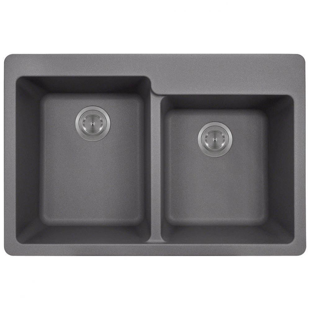 Double Offset Bowl Topmount AstraGranite