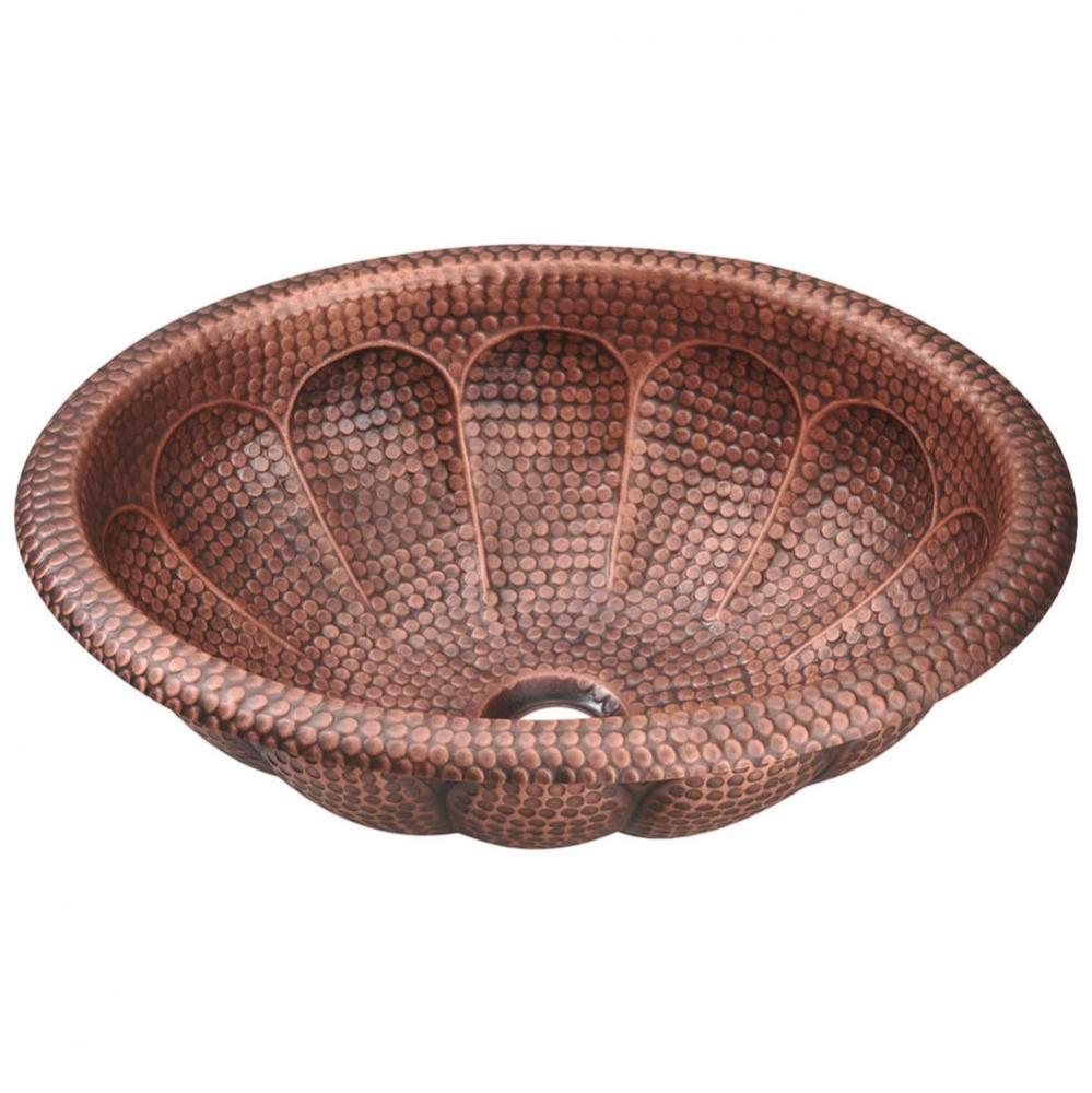 Single Bowl Oval Copper