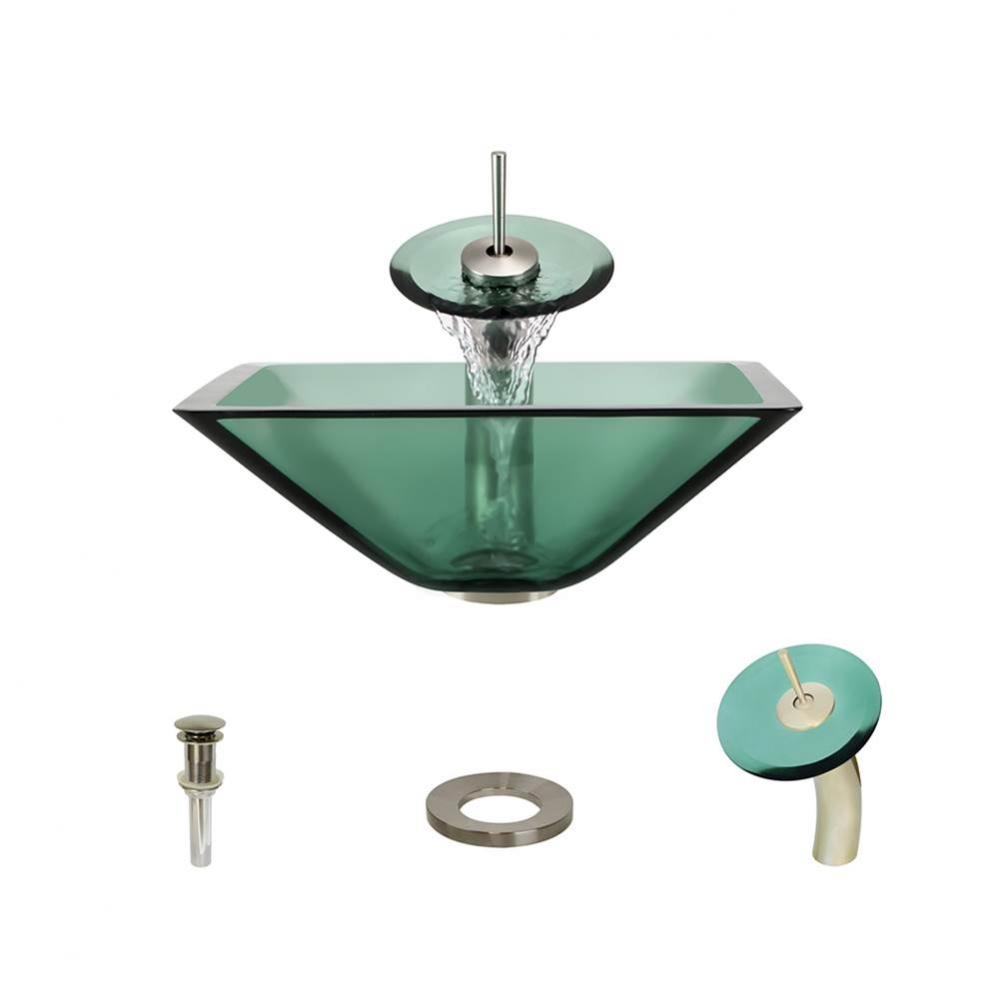 P306 Emerald-BN Bathroom Waterfall Faucet