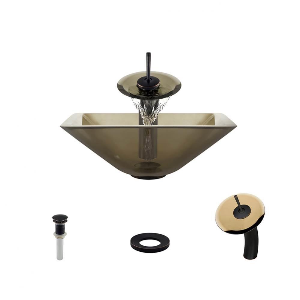 P306 Taupe-ABR Bathroom Waterfall Faucet