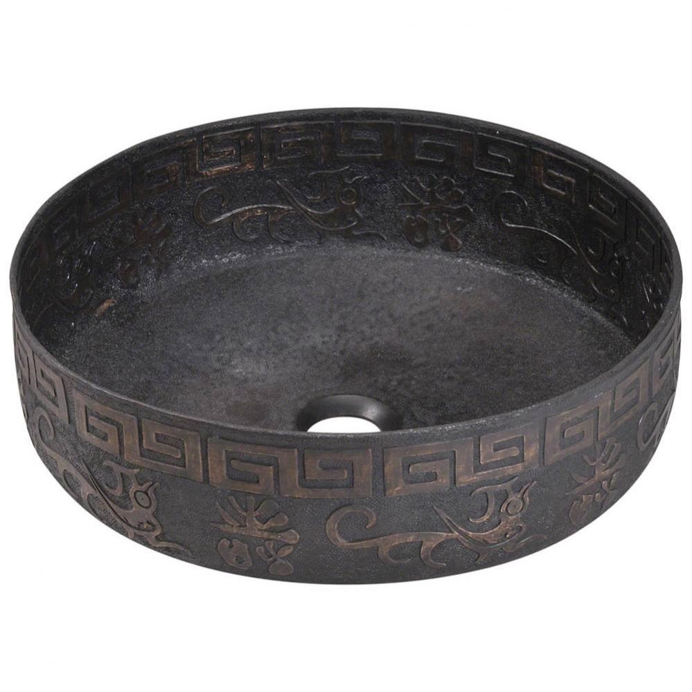 Single Bowl Vessel Bronze Bathroom