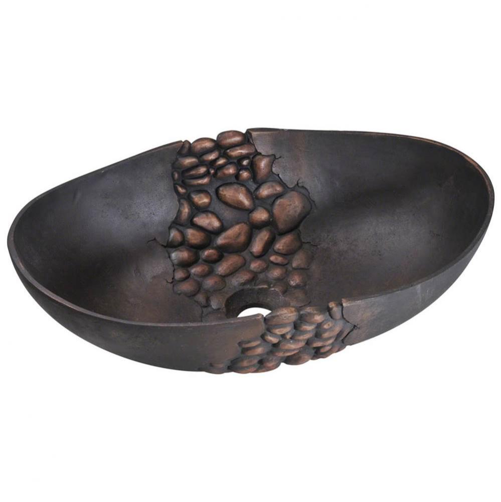 Bronze Blackened Vessel