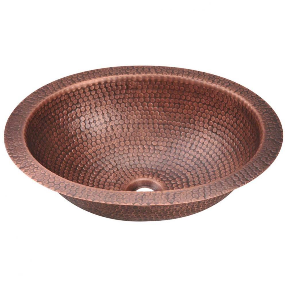 Single Bowl Oval Copper