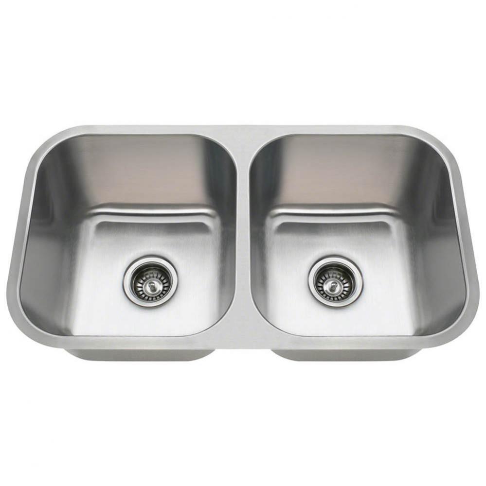Double Bowl Undermount Stainless Steel