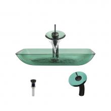 Polaris Sinks P046 E-ABR - P046 Emerald-ABR Bathroom Waterfall Faucet