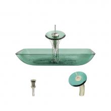 Polaris Sinks P046 E-BN - P046 Emerald-BN Bathroom Waterfall Faucet