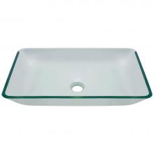 Polaris Sinks P046CR - Glass Vessel Bathroom