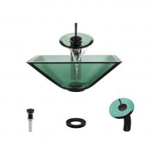 Polaris Sinks P306 E-ABR - P306 Emerald-ABR Bathroom Waterfall Faucet