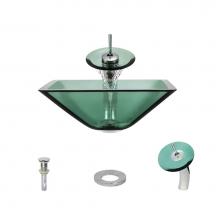 Polaris Sinks P306 E-C - P306 Emerald-C Bathroom Waterfall Faucet