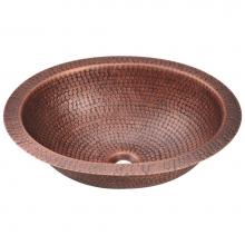 Polaris Sinks P909 - Single Bowl Oval Copper