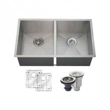 Polaris Sinks PD2233-ENS - The Polaris PD2233 16 Gauge Kitchen