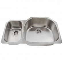 Polaris Sinks PR905 - Offset Stainless Steel