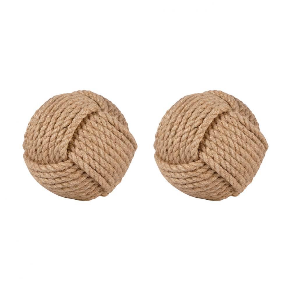 Sailors Knot Set of 2 Spheres -