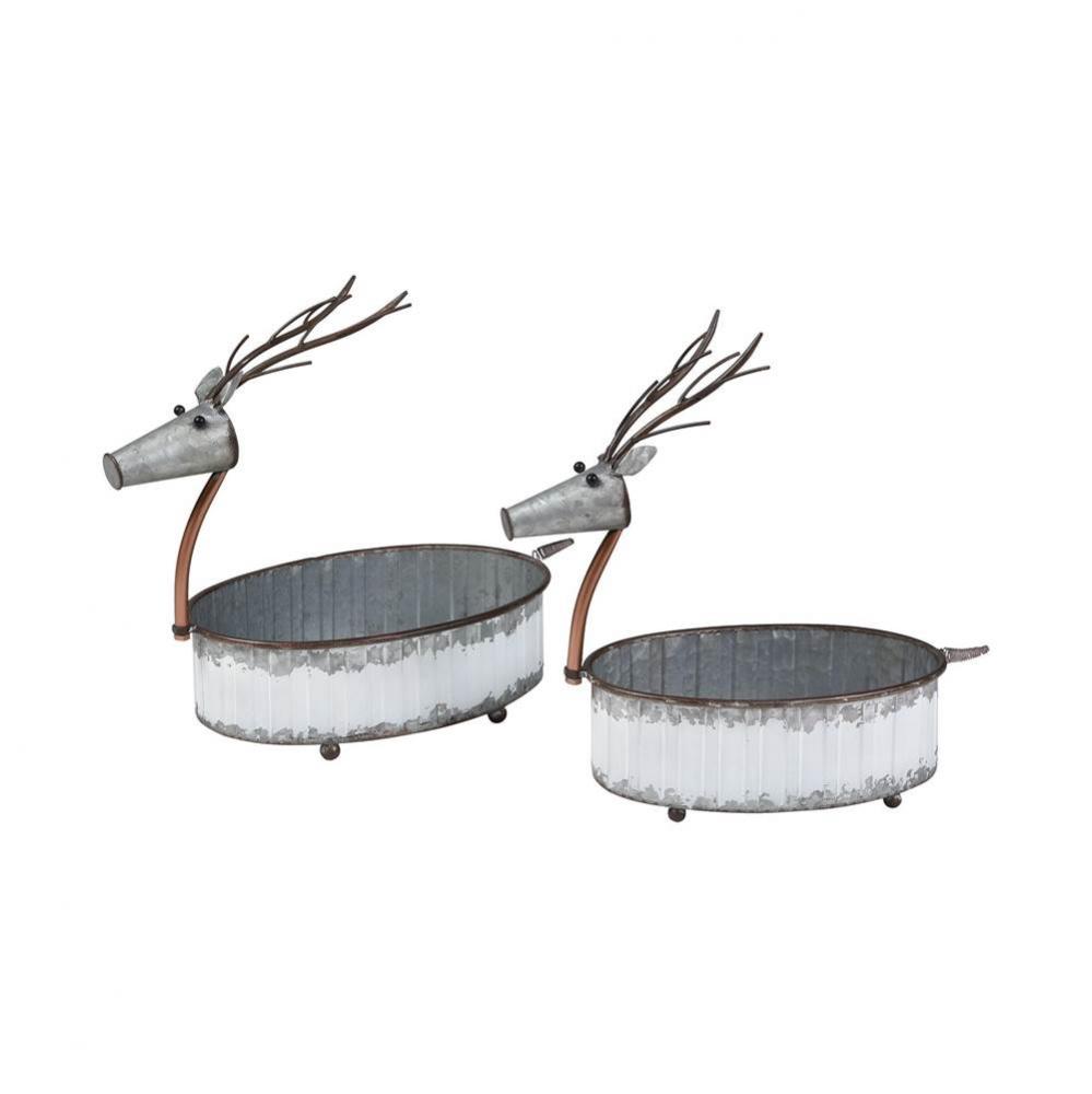 Winterbrigde Set of 2 Reindeer