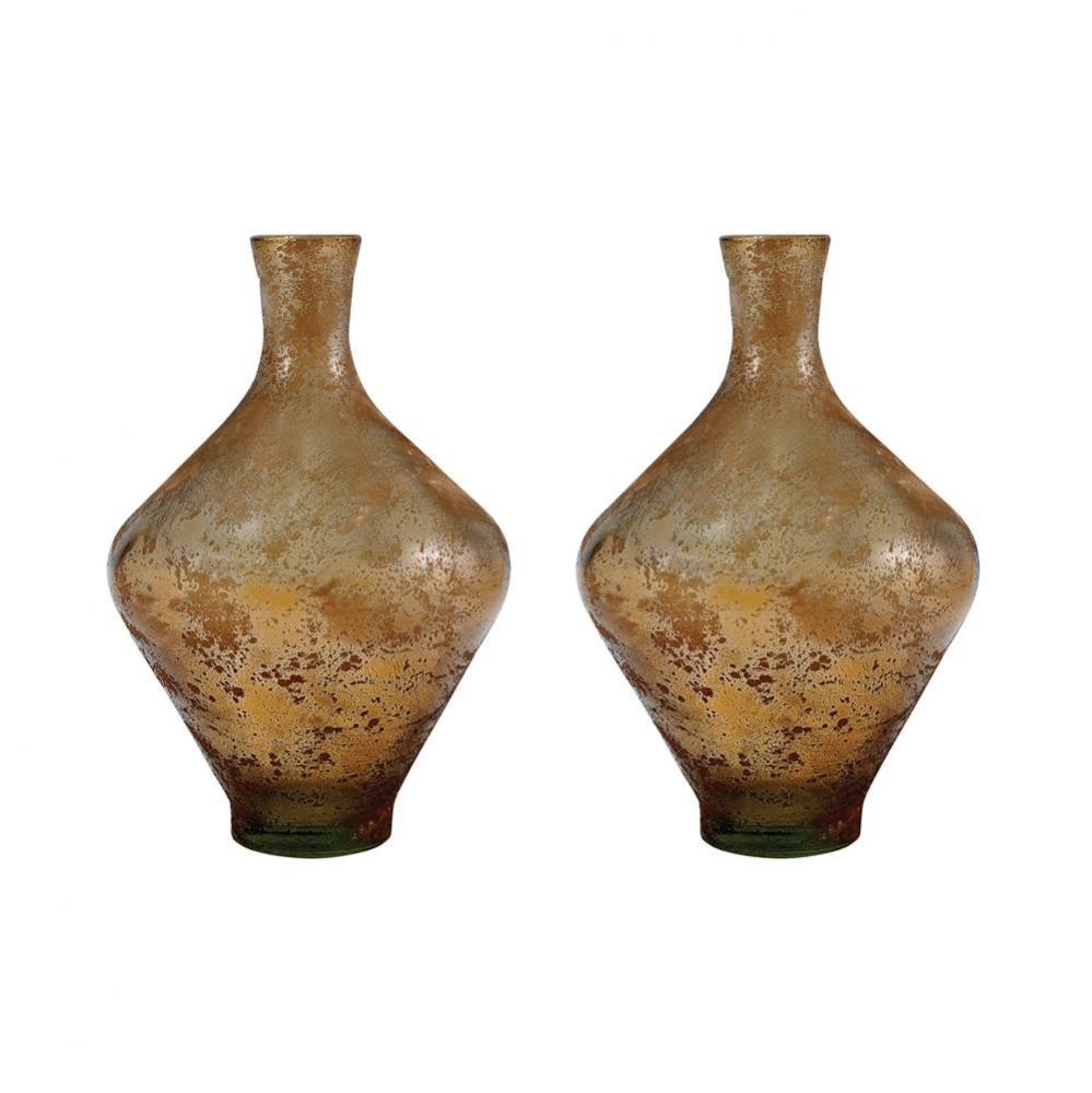 Atlas Set of 2 Vases