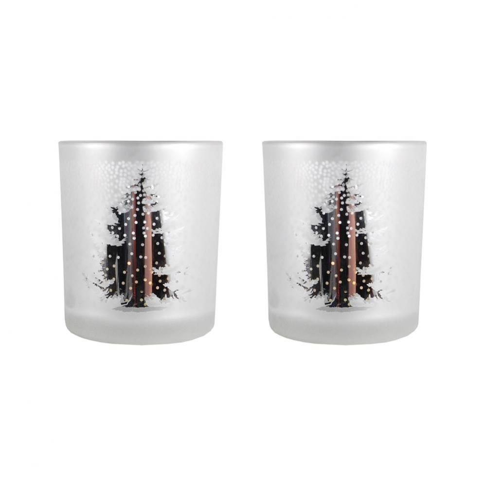 Tree Set of 2 Votives