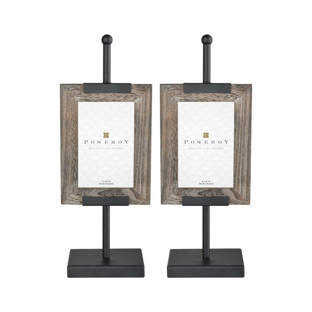 Rockwell Set of 2 4x6in Photo Frame &