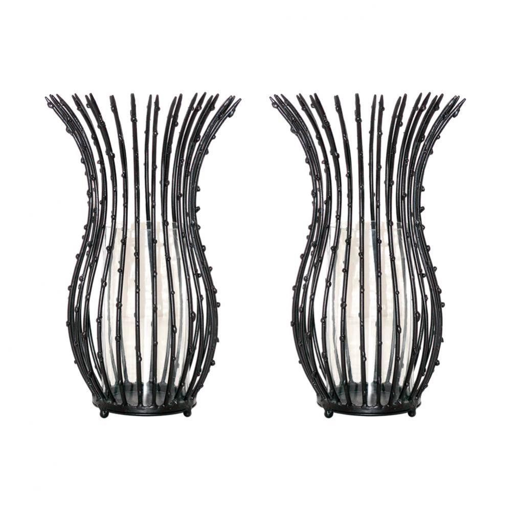 Urban Grass Set of 2 Luminarias