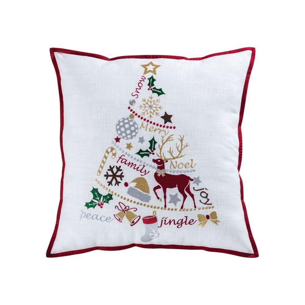 Holiday Tiding Tree Pillow