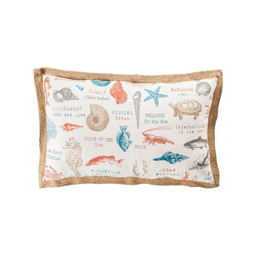 Great Reef Pillow 16x26 COVER -