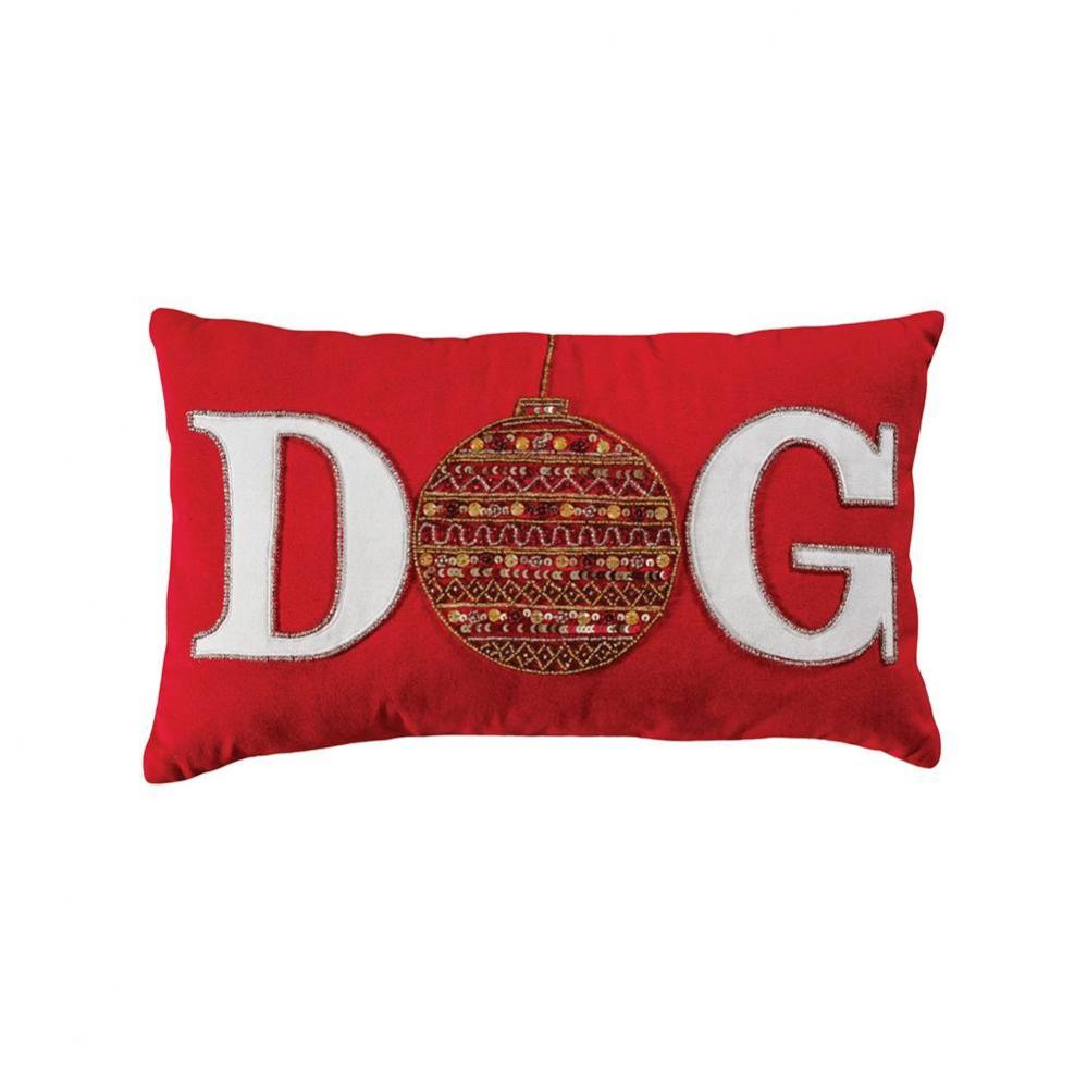 Ornamental DOG 20x12 Pillow - COVER