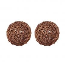 Pomeroy 014314/S2 - Woven Set of 2 Spheres -