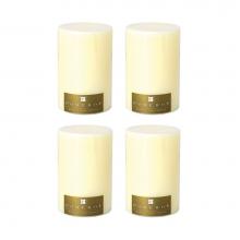 Pomeroy 030062/S4 - Set of 4 Pillar Candles -