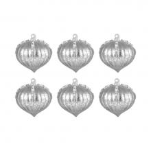 Pomeroy 519628/S6 - Pointed Ball Set of 6 Ornaments In