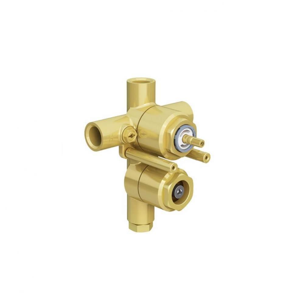 3-Port Pressure Balance Valve (Eurobalance), Without In2Itiv Rough-In Mounting System