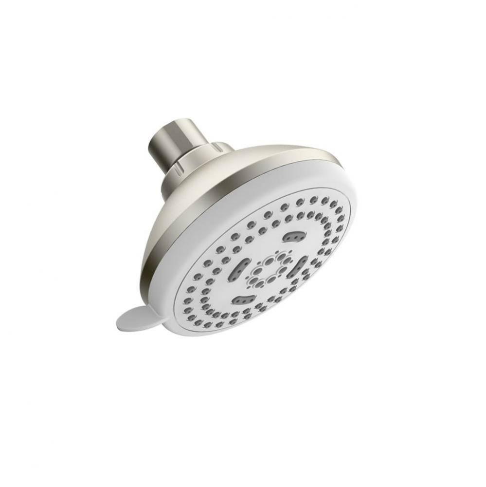 Shower Head, 3-Spray, Brushed Nickel