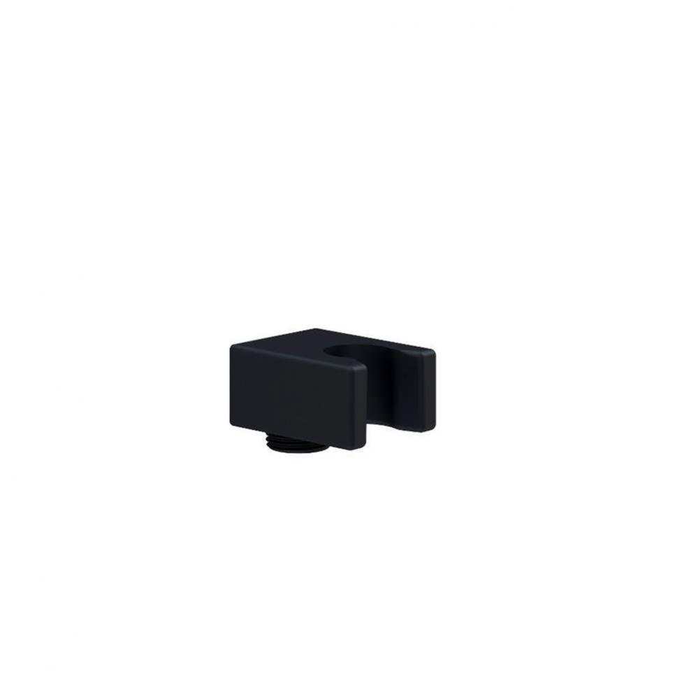 Urban X Hand Shower Holder & Wall Outlet, Matte Black